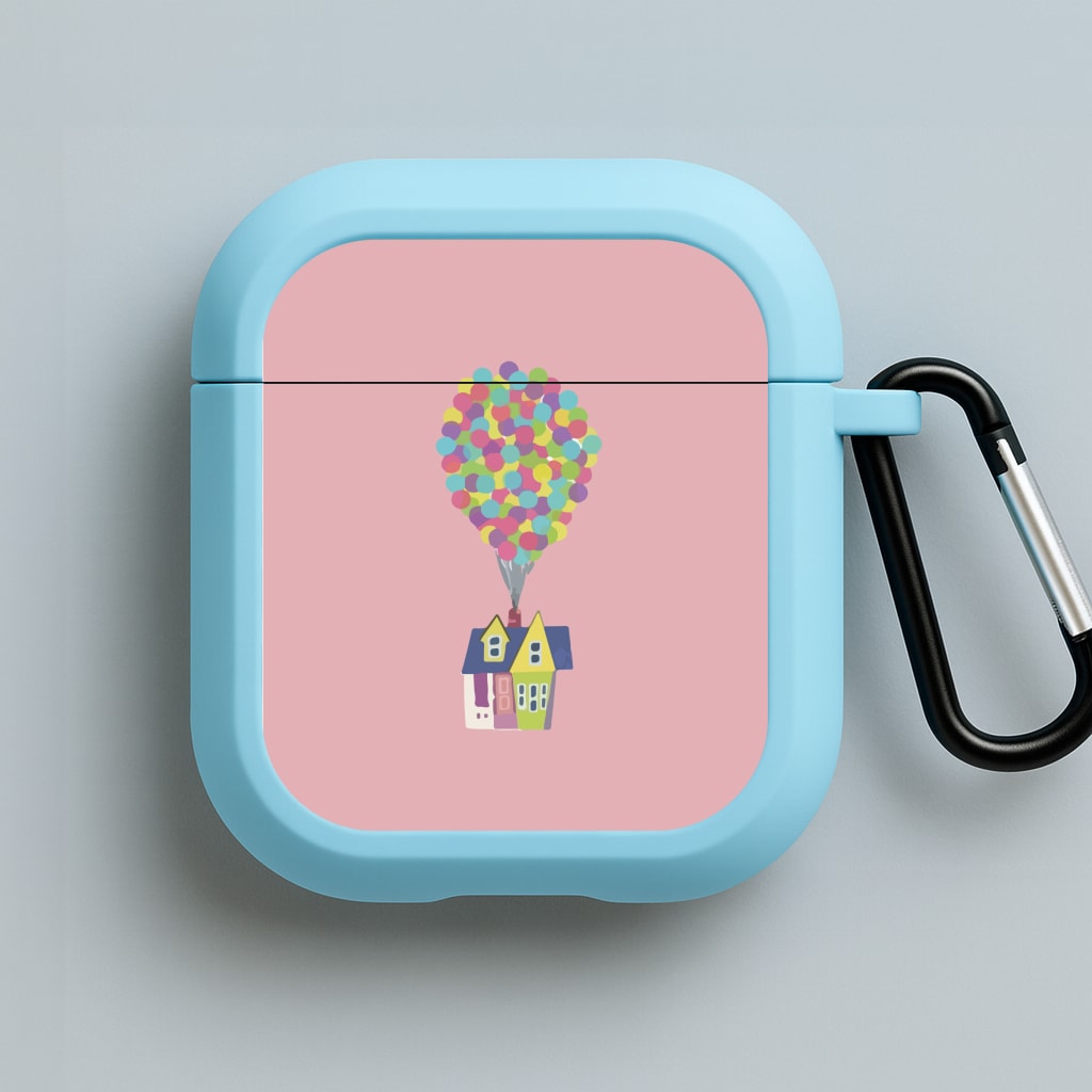House Up Blue AirPods Case