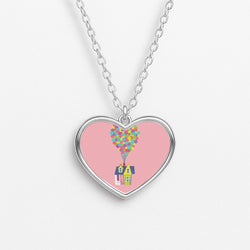 House Up Heart Necklace
