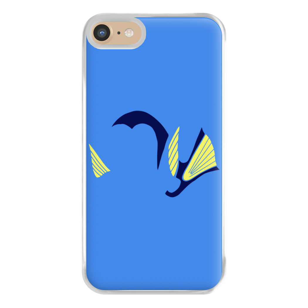 Faceless Blue Fish Phone Case for iPhone 6 / 7 / 8 / SE