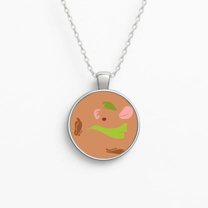 Faceless Gus Circle Necklace