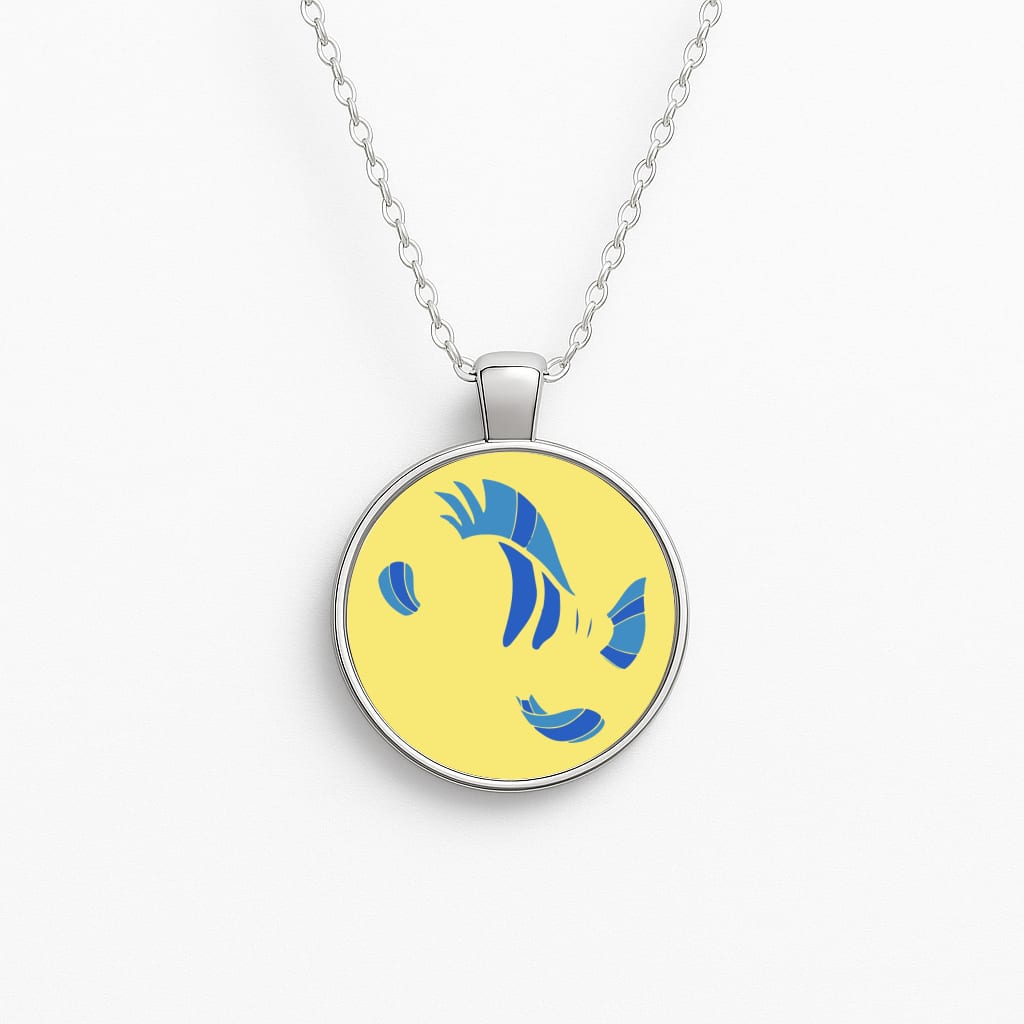 Faceless Flounder Necklace