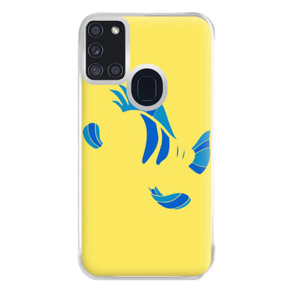 Faceless Flounder Phone Case for Galaxy A21s