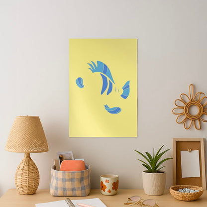 Faceless Flounder Art Print