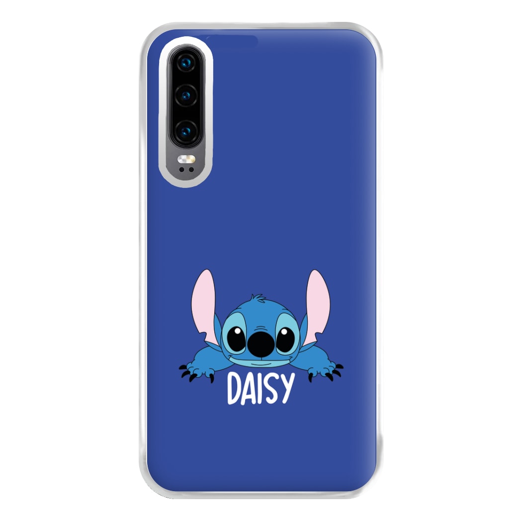 Blue Alien - Personalised Disney Phone Case for Huawei P30