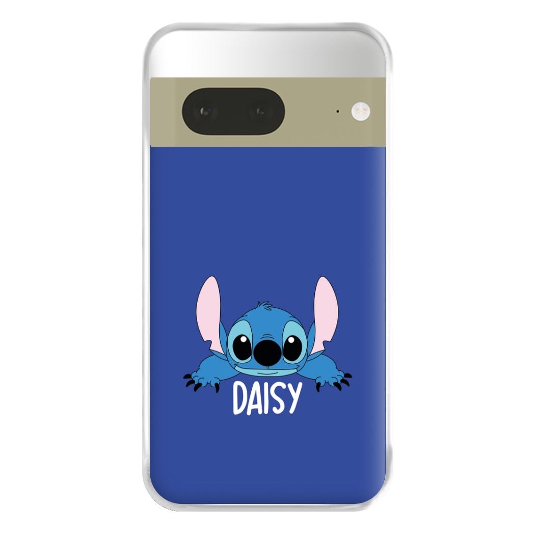 Blue Alien - Personalised Disney Phone Case for Google Pixel 7a