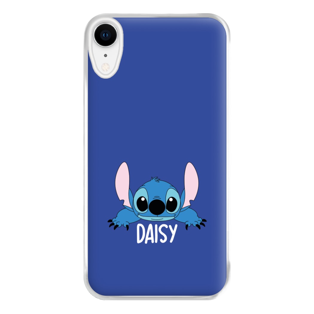 Blue Alien - Personalised Disney Phone Case for iPhone XR