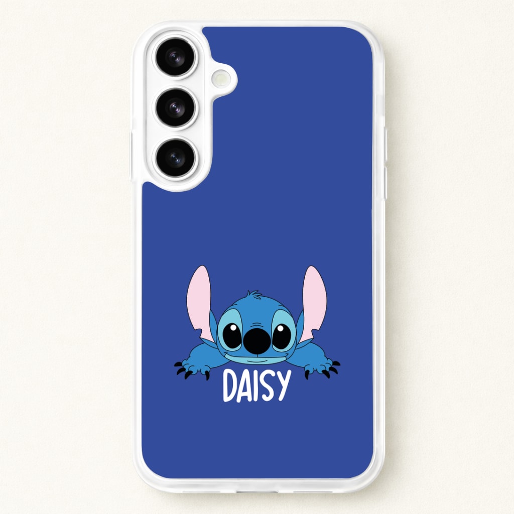 Blue Alien - Personalised Disney Phone Case for Galaxy S26