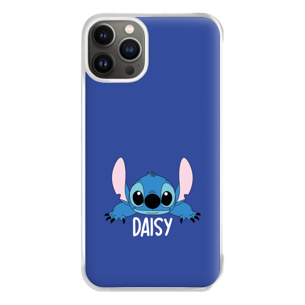 Blue Alien - Personalised Disney Phone Case for iPhone 13