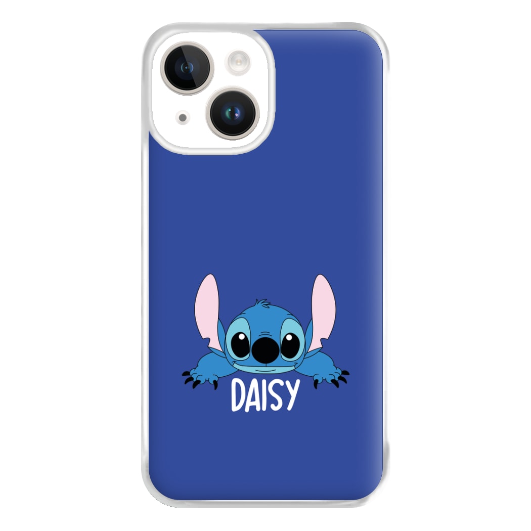 Blue Alien - Personalised Disney Phone Case for iPhone 14