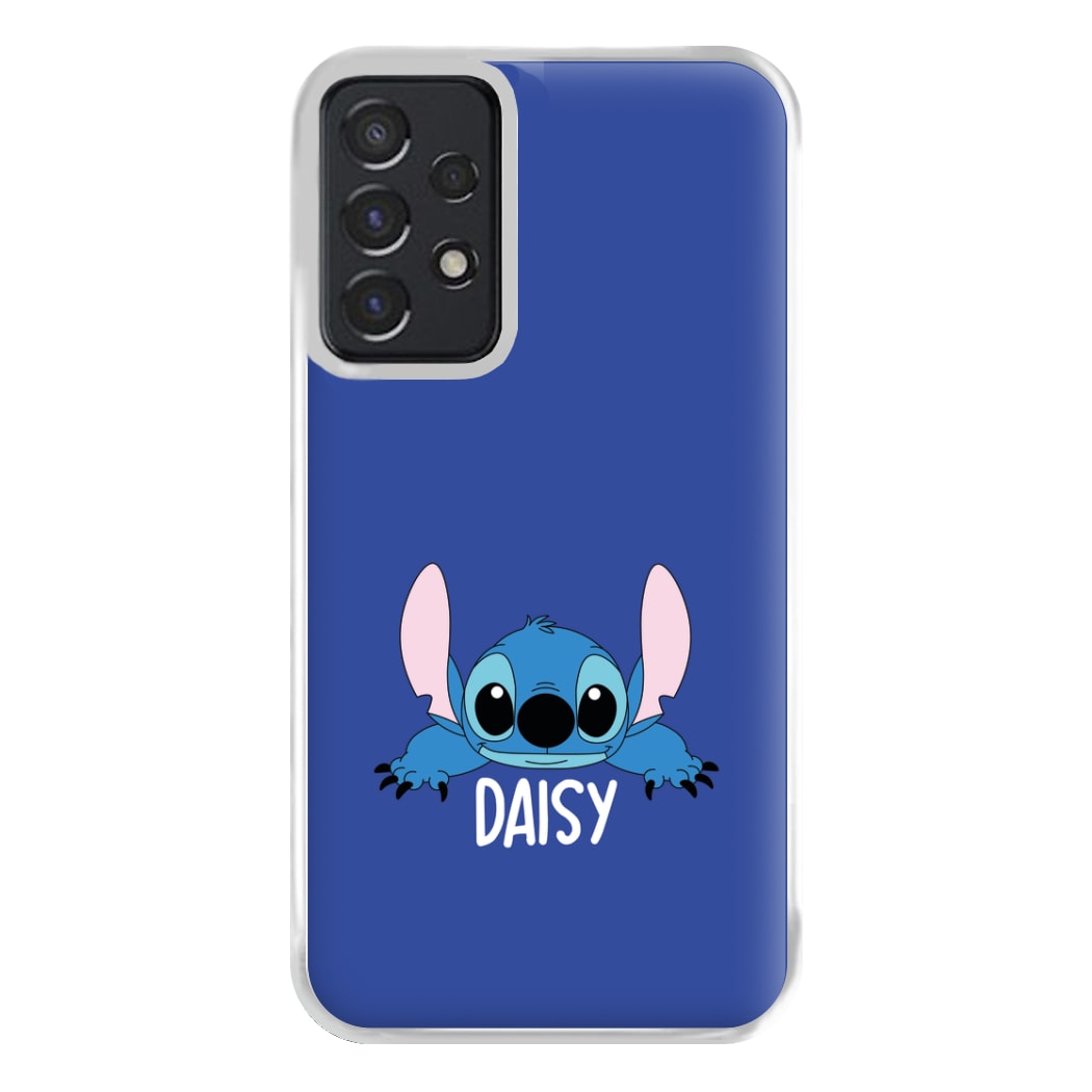 Blue Alien - Personalised Disney Phone Case for Galaxy A52 / A52s