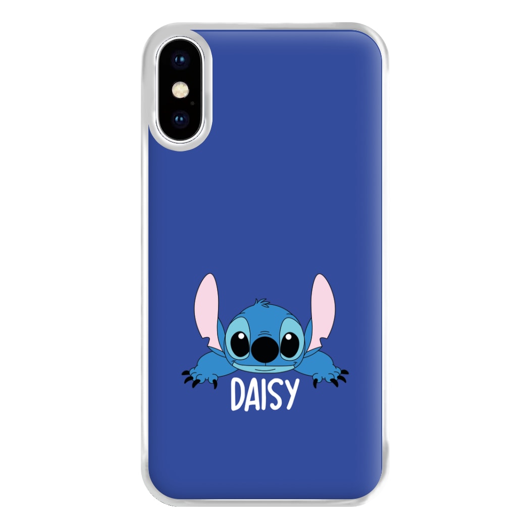 Blue Alien - Personalised Disney Phone Case for iPhone XS Max