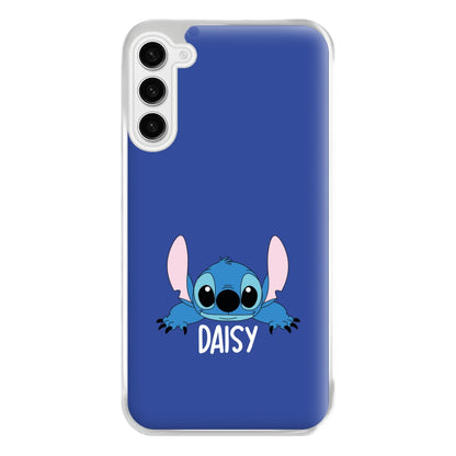 Blue Alien - Personalised Disney Phone Case for Galaxy S23FE