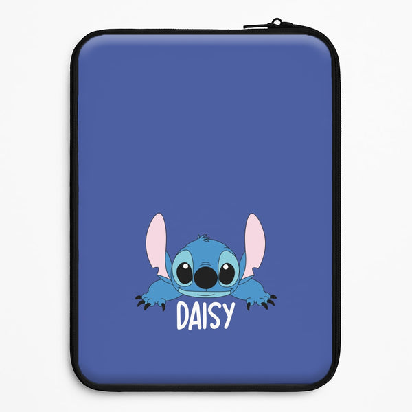 Blue Alien - Personalised Disney Universal Laptop Sleeve