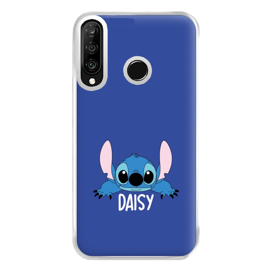 Blue Alien - Personalised Disney Phone Case for Huawei P30 Lite