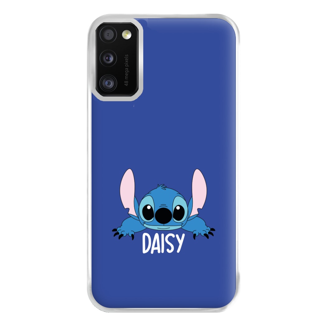 Blue Alien - Personalised Disney Phone Case for Galaxy A41