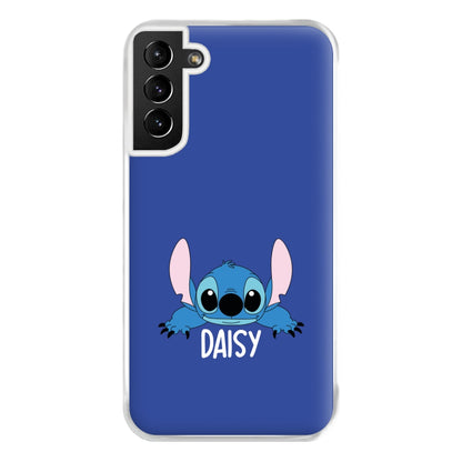 Blue Alien - Personalised Disney Phone Case for Galaxy S21 Plus