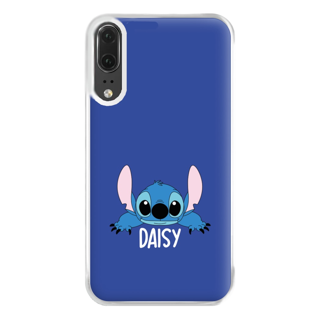 Blue Alien - Personalised Disney Phone Case for Huawei P20