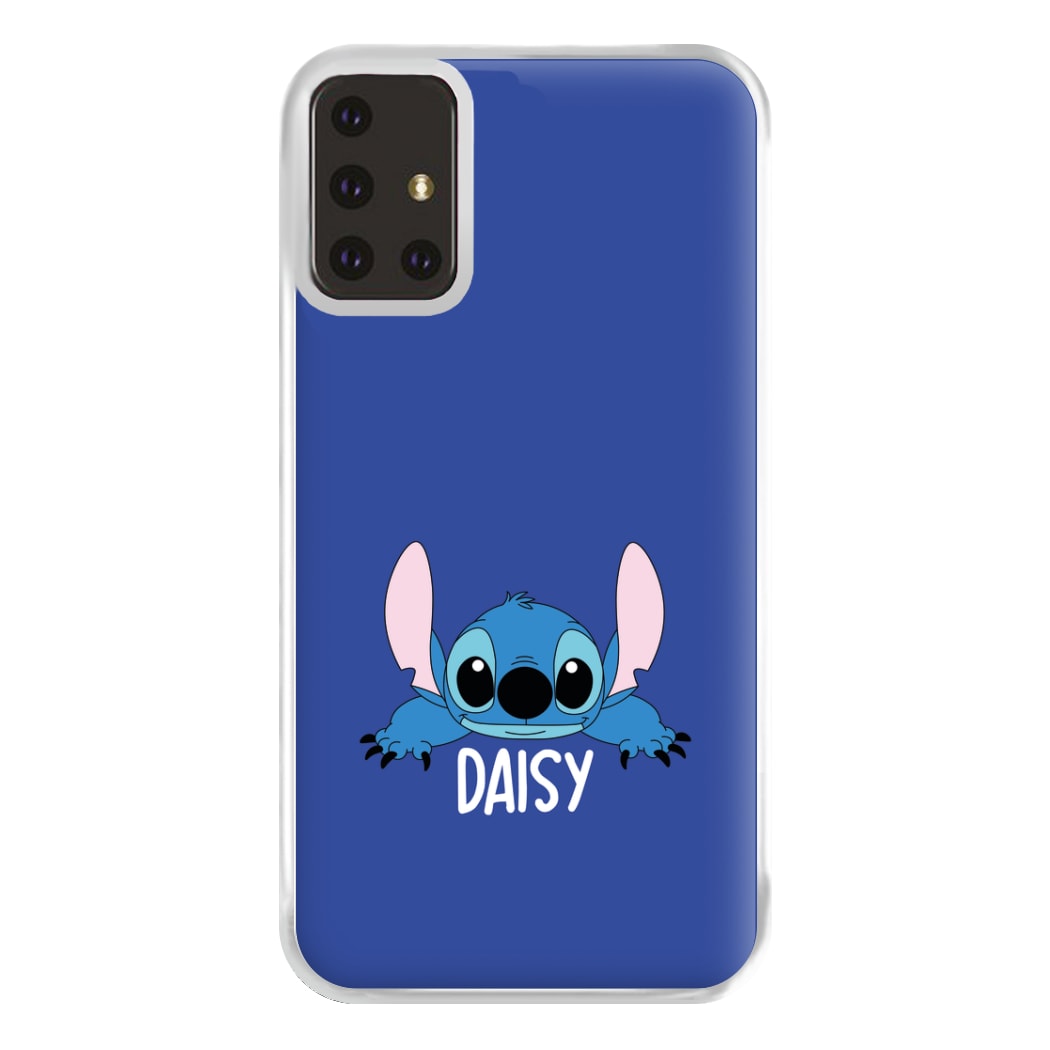 Blue Alien - Personalised Disney Phone Case for Galaxy A71