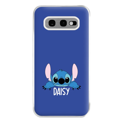 Blue Alien - Personalised Disney Phone Case for Galaxy S10e