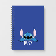 Blue Alien - Personalised Disney Notebook 1