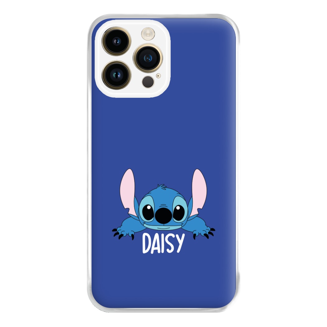 Blue Alien - Personalised Disney Phone Case for iPhone 14 Pro Max