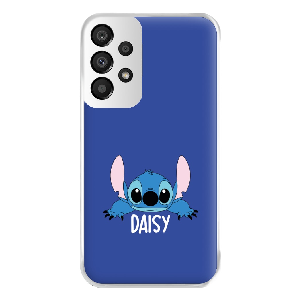 Blue Alien - Personalised Disney Phone Case for Galaxy A33