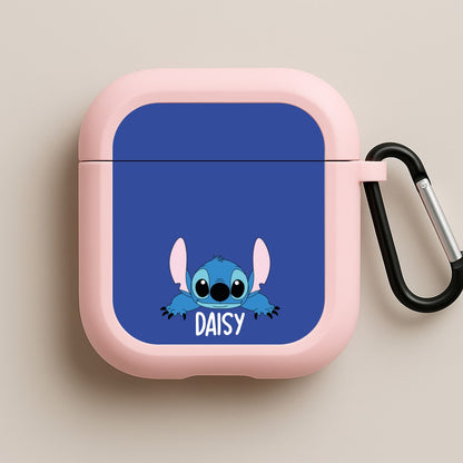 Blue Alien - Personalised Disney Pink AirPods Case