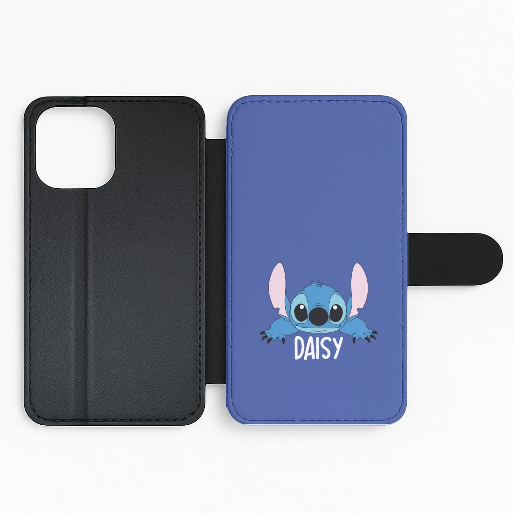 Blue Alien - Personalised Disney Flip Phone Case
