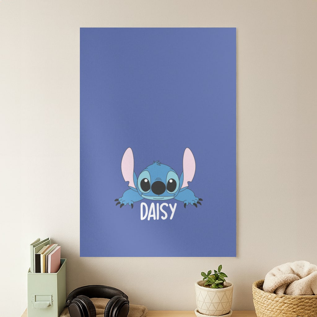 Blue Alien - Personalised Disney Poster