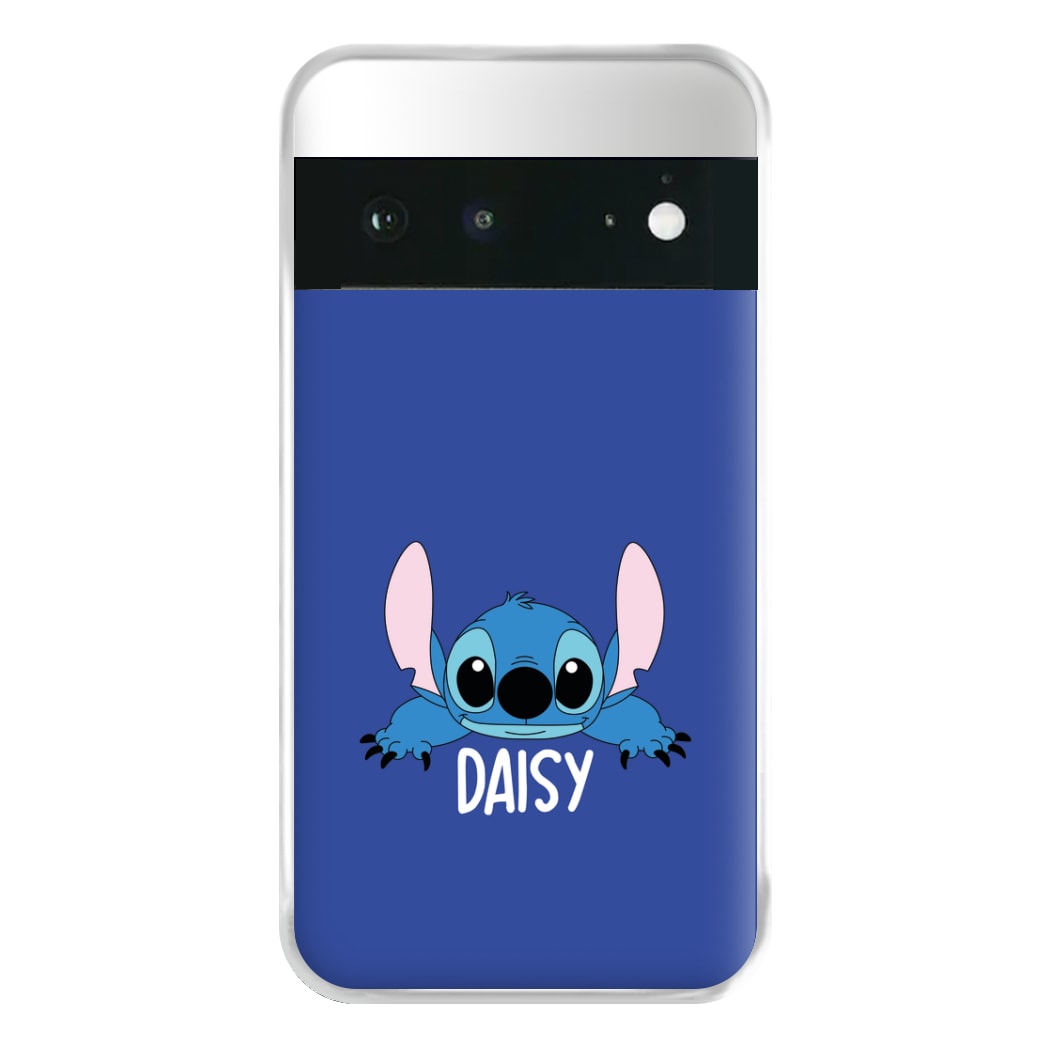 Blue Alien - Personalised Disney Phone Case for Google Pixel 6a