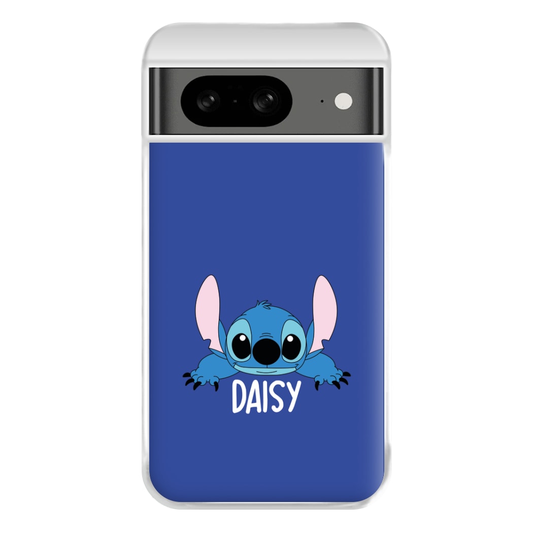 Blue Alien - Personalised Disney Phone Case for Google Pixel 8