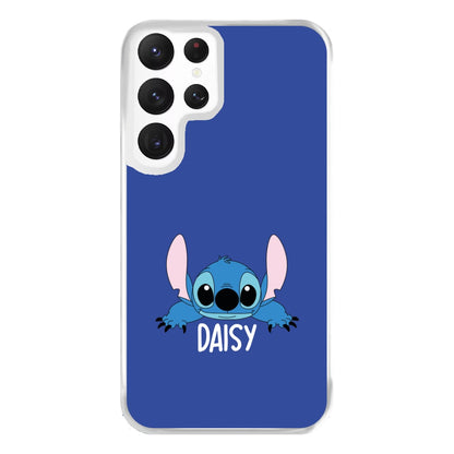 Blue Alien - Personalised Disney Phone Case for Galaxy S22 Ultra