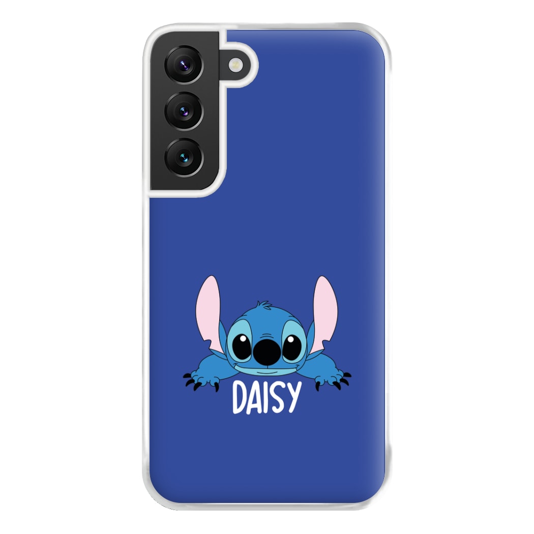 Blue Alien - Personalised Disney Phone Case for Galaxy S22 Plus