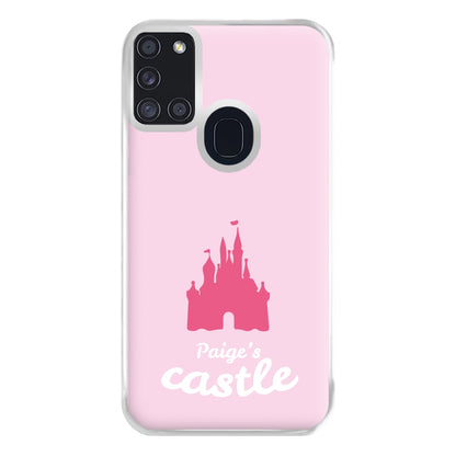 Fairytale Castle - Personalised Fairytale Phone Case for Galaxy A21s