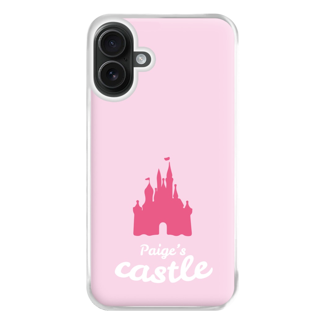 Fairytale Castle - Personalised Fairytale Phone Case for iPhone 16 Plus