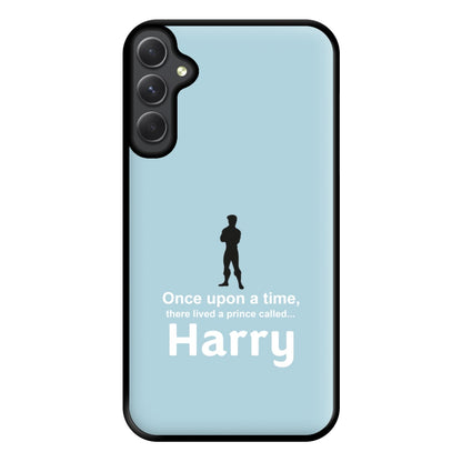 Once Upon A Time There Lived A Prince - Personalised Fairytale Phone Case for Galaxy A34