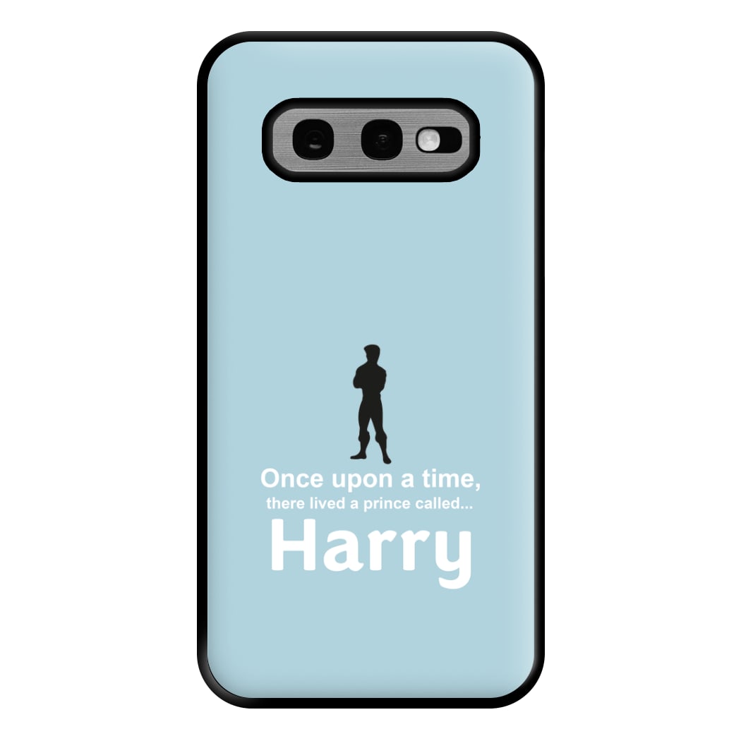 Once Upon A Time There Lived A Prince - Personalised Fairytale Phone Case for Galaxy S10e