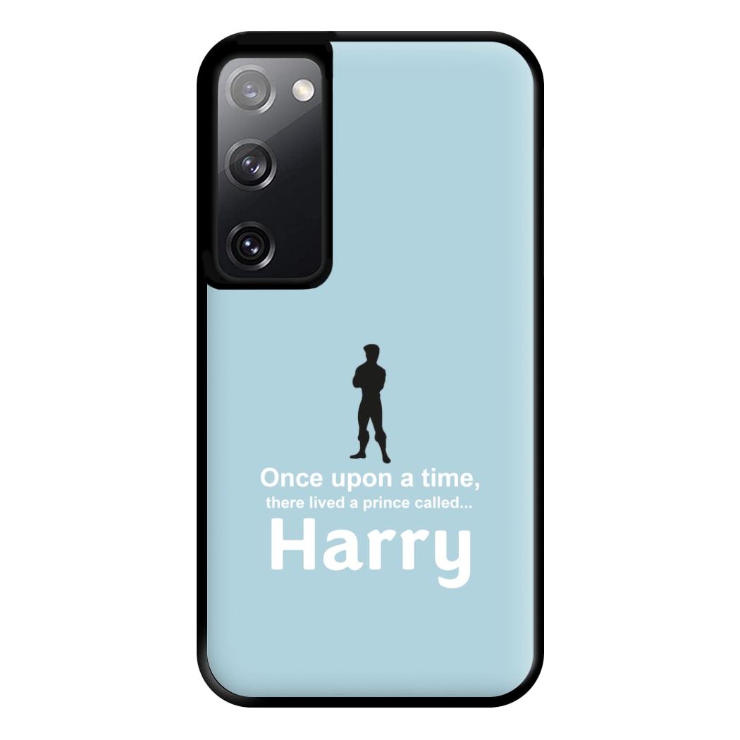 Once Upon A Time There Lived A Prince - Personalised Fairytale Phone Case for Galaxy S20