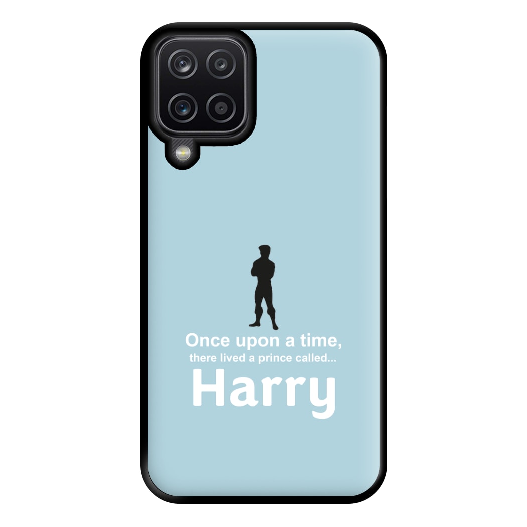 Once Upon A Time There Lived A Prince - Personalised Fairytale Phone Case for Galaxy A12