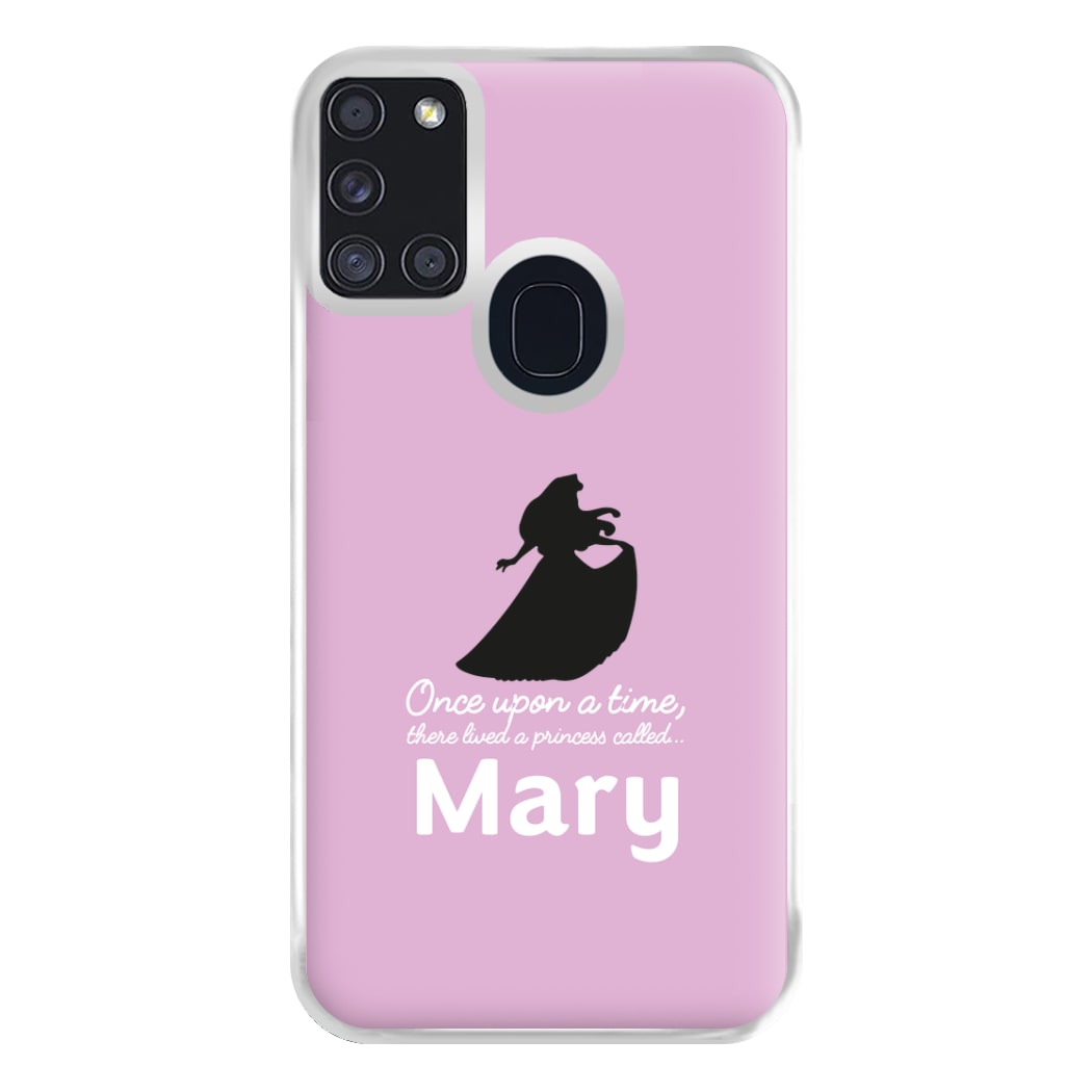 Once Upon A Time There Lived A Princess - Personalised Fairytale Phone Case for Galaxy A21s