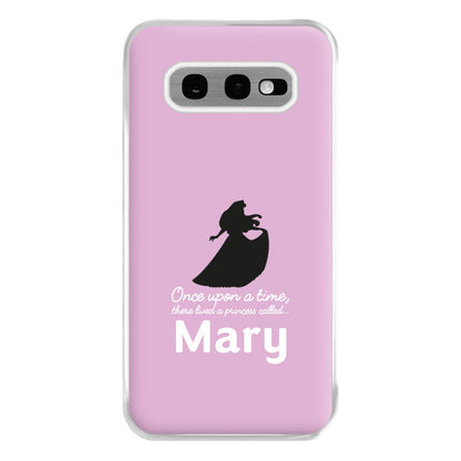 Once Upon A Time There Lived A Princess - Personalised Fairytale Phone Case for Galaxy S10e