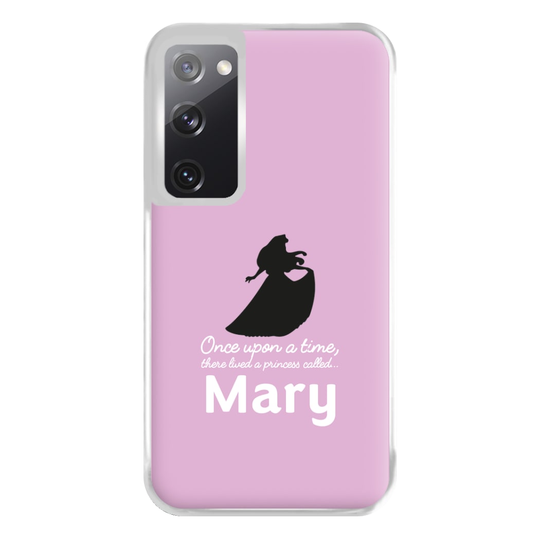 Once Upon A Time There Lived A Princess - Personalised Fairytale Phone Case for Galaxy S20FE