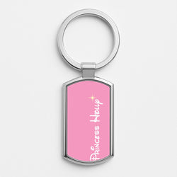 Princess - Personalised Fairytale Silver Keyring