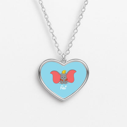 Dumbo - Personalised Fairytale Heart Necklace