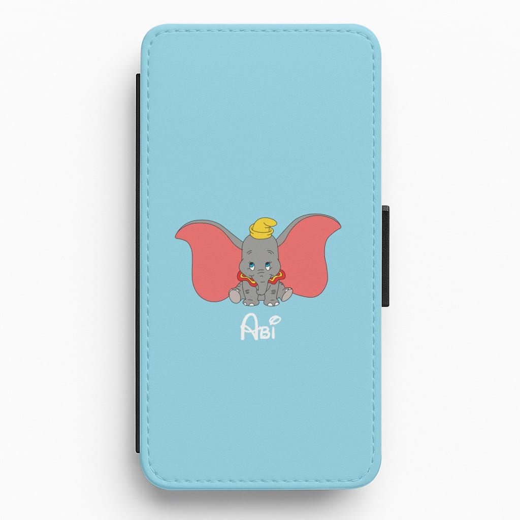 Dumbo - Personalised Fairytale Flip / Wallet Phone Case