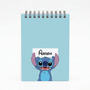 Standing Blue Alien - Personalised Disney Notebook 4
