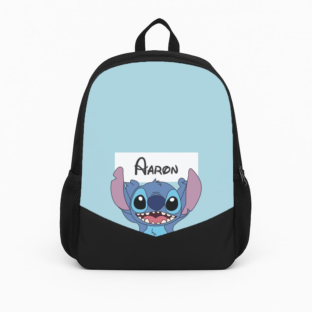 Standing Blue Alien - Personalised Disney Backpack