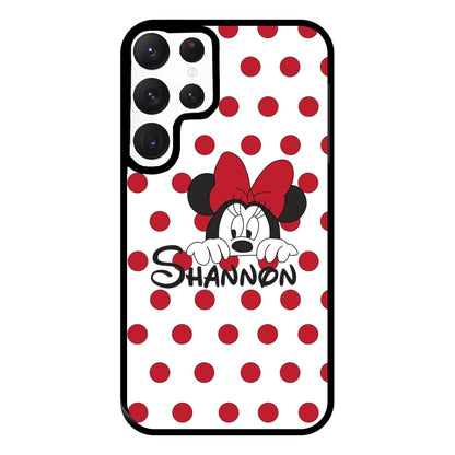 Minnie Mouse - Personalised Fairytale Phone Case for Galaxy S22 Ultra