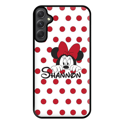 Minnie Mouse - Personalised Fairytale Phone Case for Galaxy A54