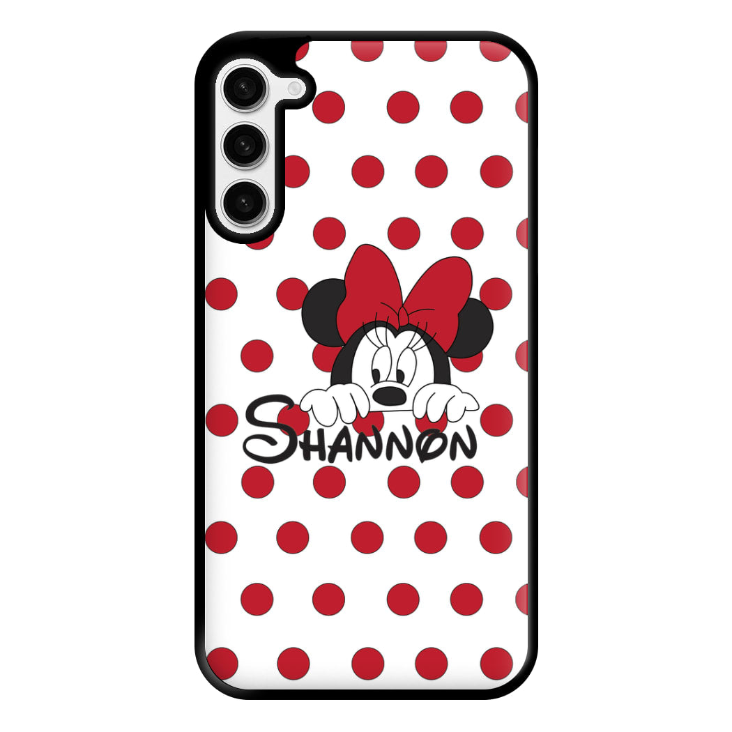 Minnie Mouse - Personalised Fairytale Phone Case for Galaxy S23 Plus